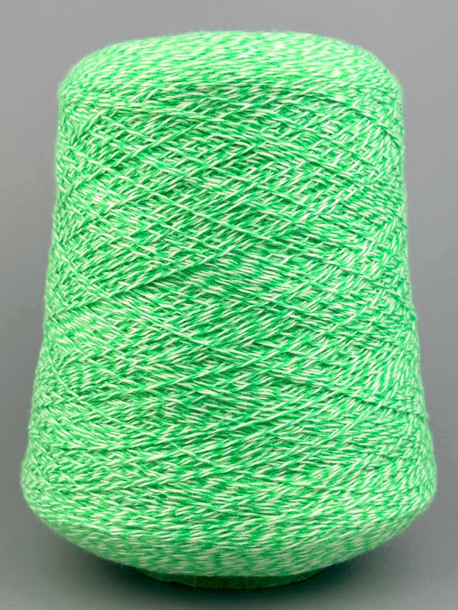 Loro Piana Coarsehair 2/11 – 100% Kaschmirgarn mit Mouliné-Effekt col. Leuchtendes Grün (Cod. C003 60950) foto 2
